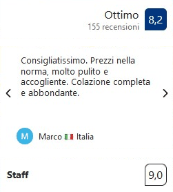 Recensione BeB Al Pesce Vela