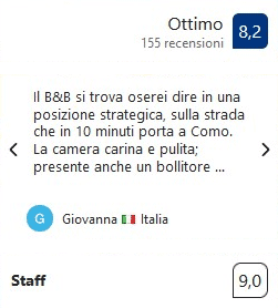 Recensione BeB Al Pesce Vela